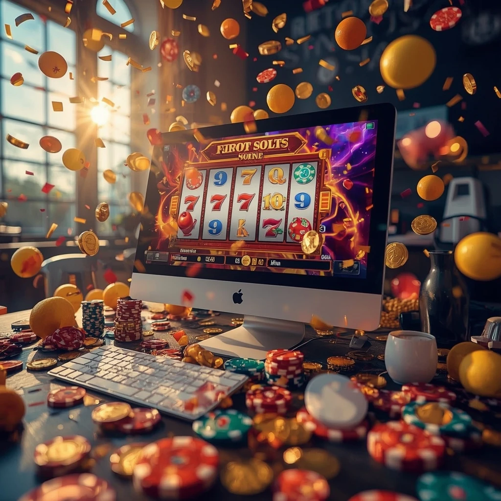 máquinas tragamonedas en el monitor WINSpark CASINO